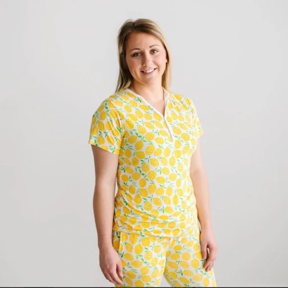 Women's lemon pajama set cheap